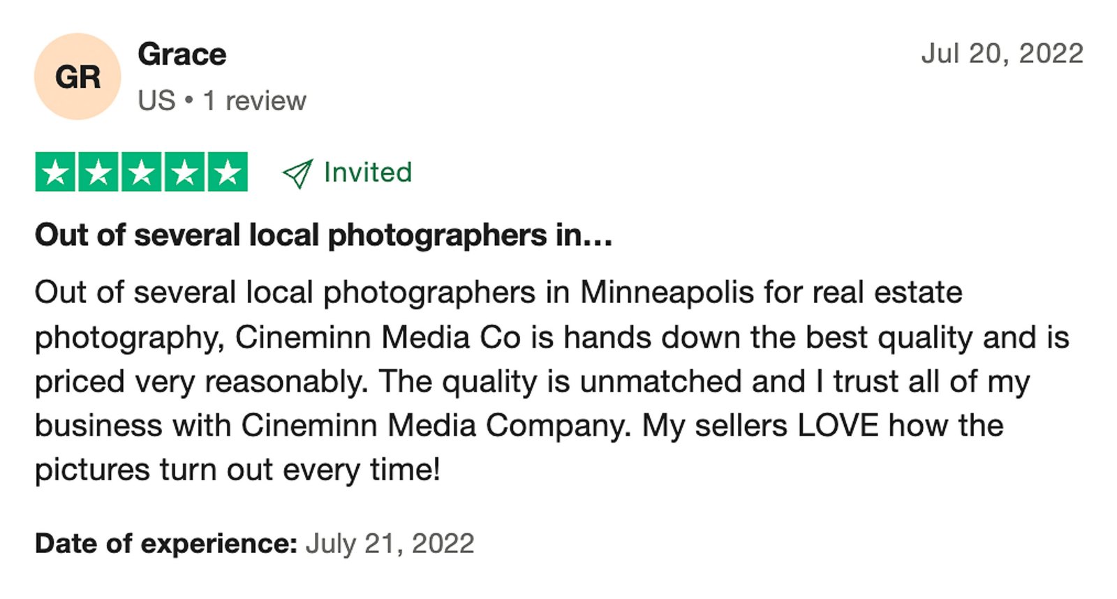 Cineminn Media Customer Testimonial