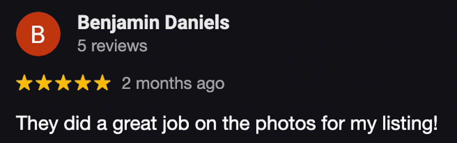 5-Star Rating for Edina Luxury Real Estate Photography