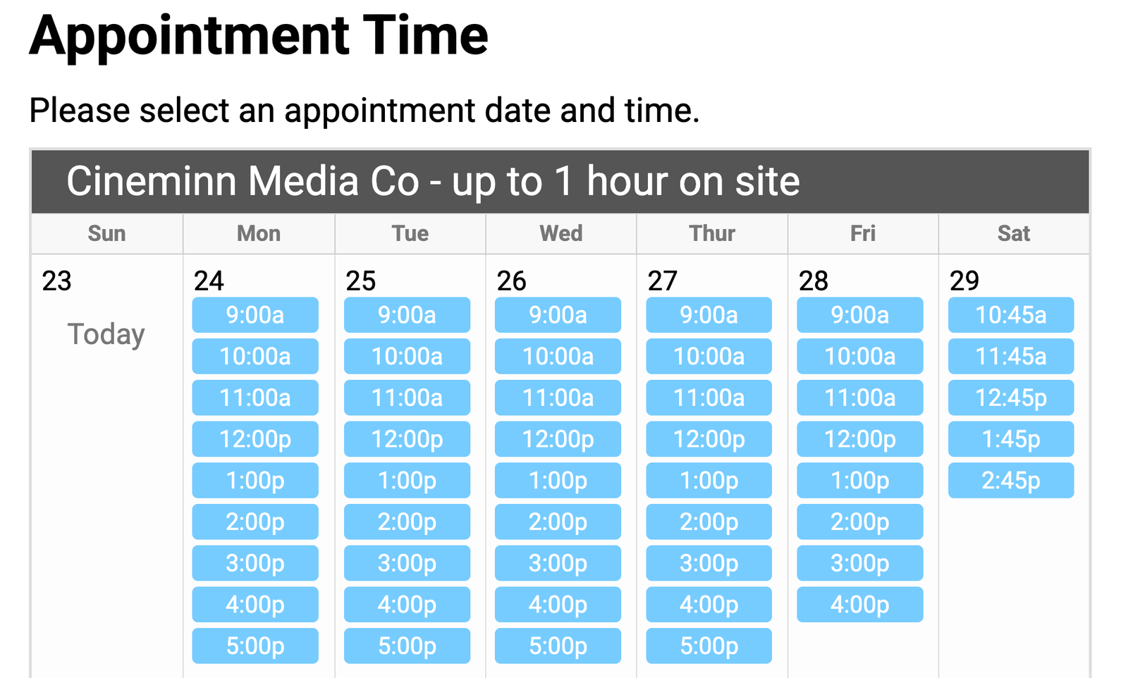 Online Real Estate Booking