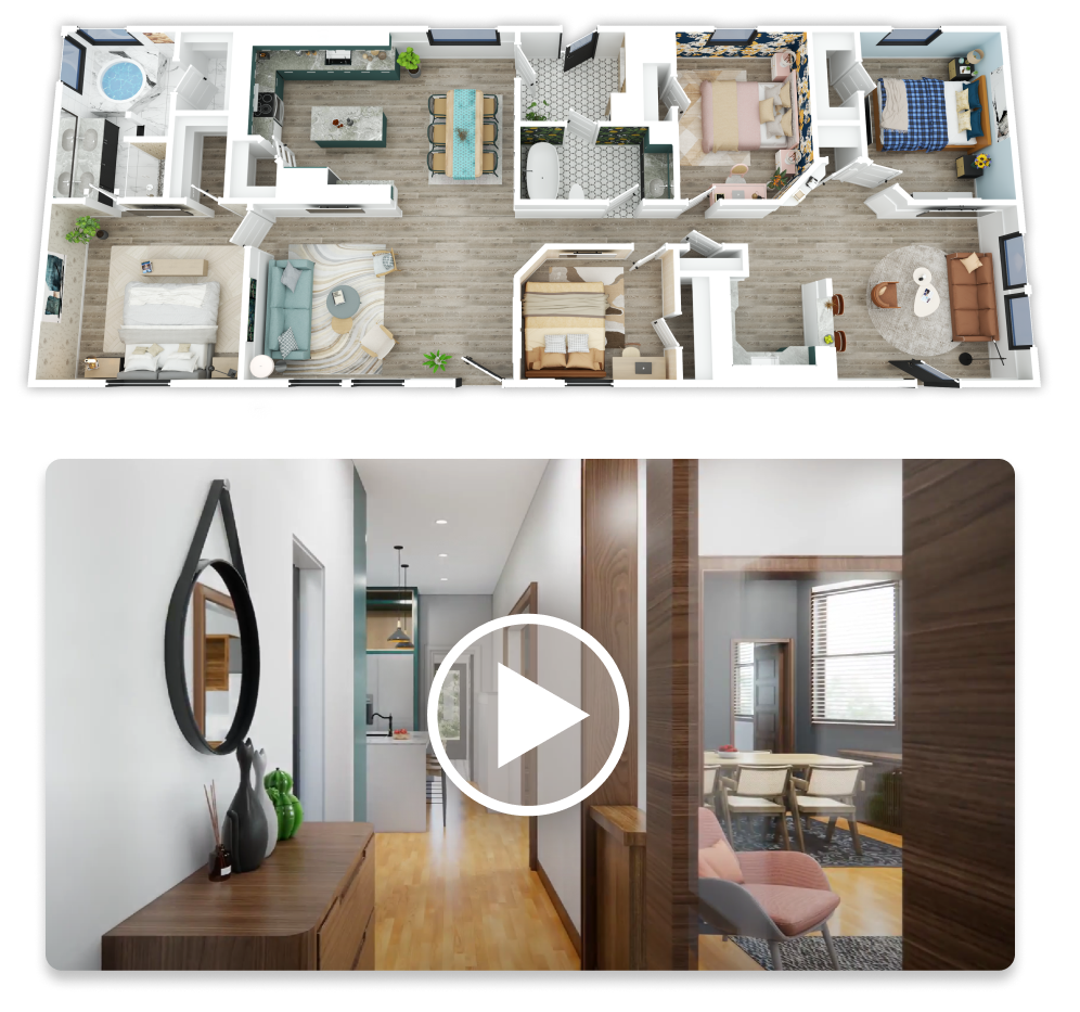 3D Floor Plan Example