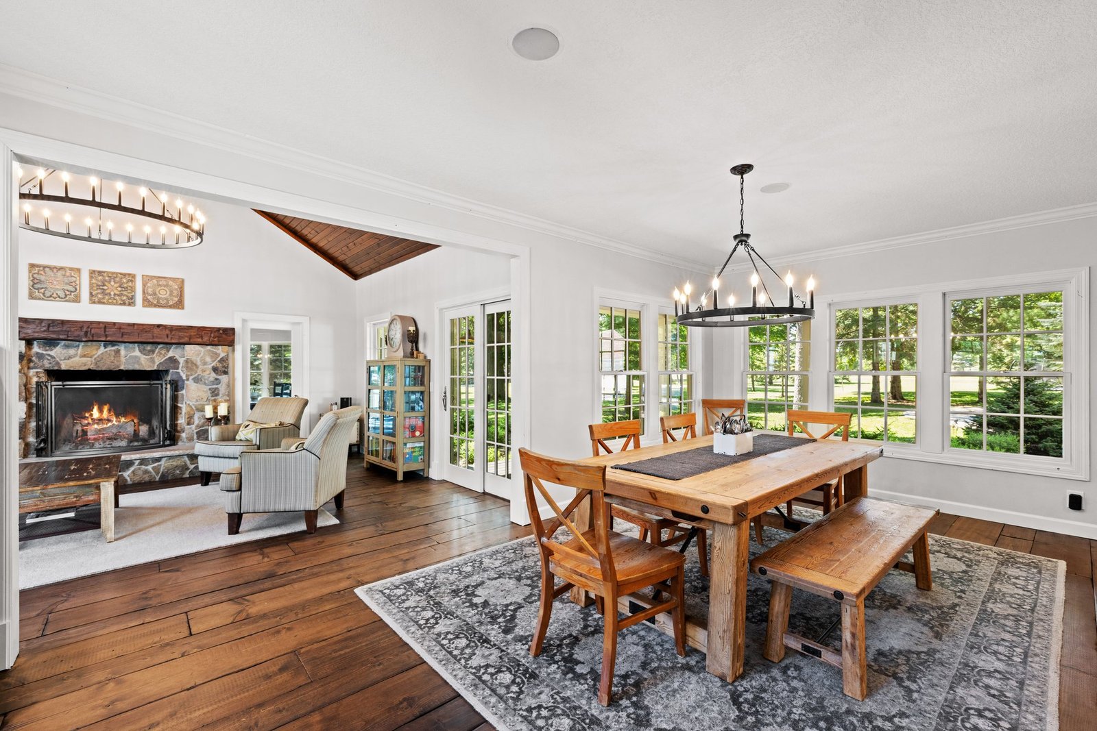 612 Nelson Rd — hearth room and dining